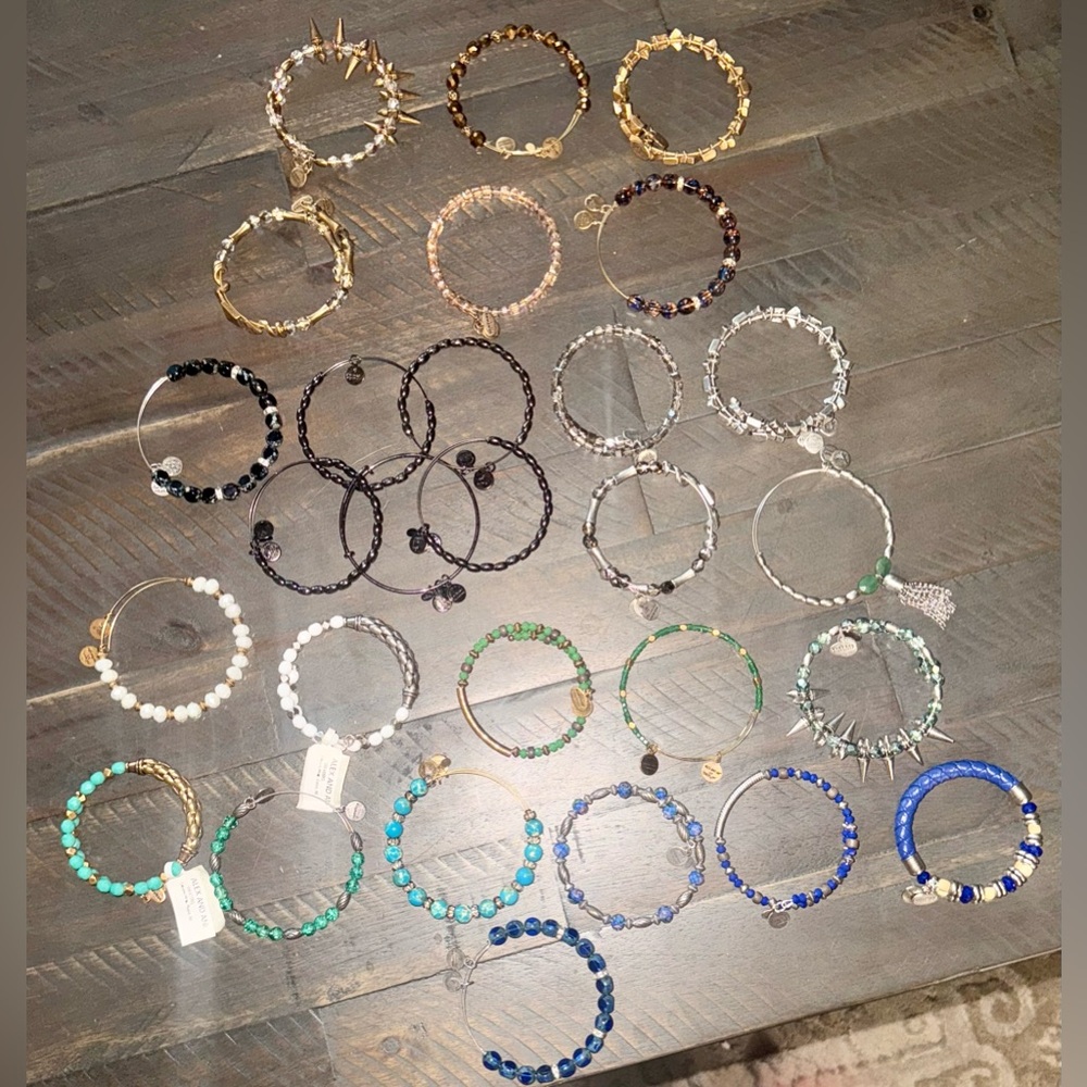 Alex and Ani Multicolor Beaded Bracelets